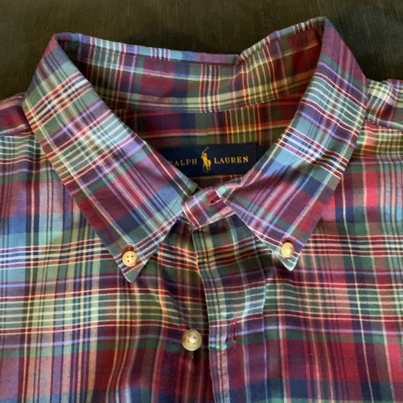 Polo by Ralph Lauren long sleeve buttoned shirt - Men’s size 2XLT - Gently Used - Picture 3 of 6